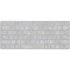 Light Grey Concrete Magic Keyboard Skin