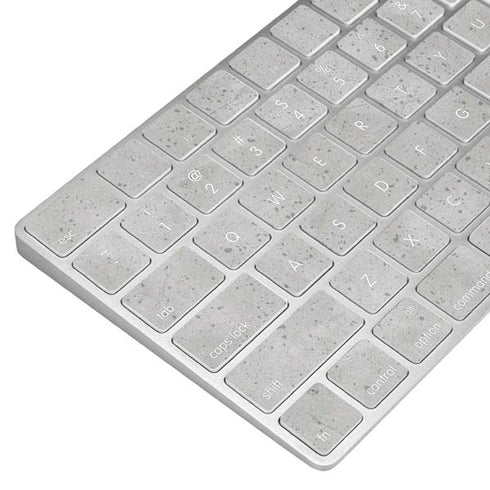 Light Grey Concrete Magic Keyboard Skin