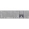 Light Grey Concrete Magic Keyboard with Numeric Keypad Skin
