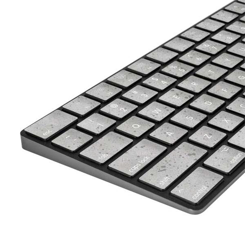 Light Grey Concrete Magic Keyboard with Numeric Keypad Skin