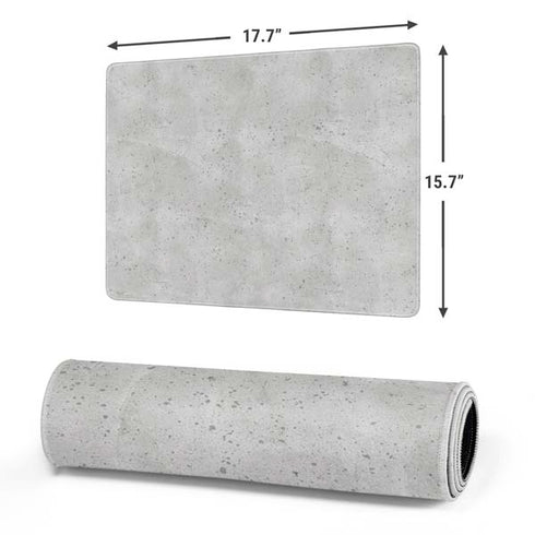 Light Grey Concrete Gaming Mouse Pad