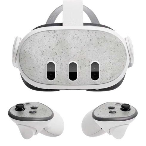 Light Grey Concrete Meta Quest 3 Skin