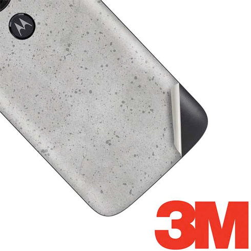 Light Grey Concrete Moto E5 Play Skin