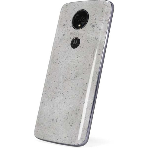 Light Grey Concrete Moto E5 Plus Skin