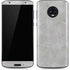 Light Grey Concrete Moto G6 Skin