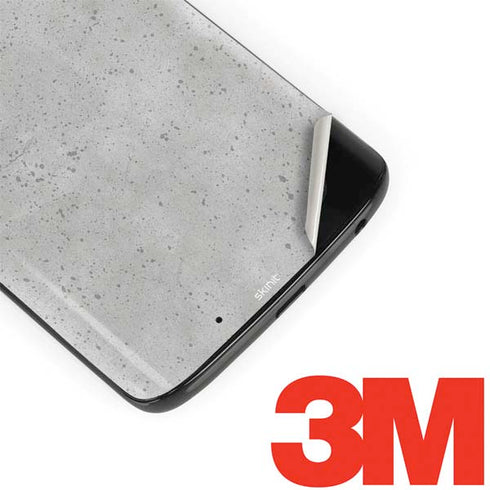Light Grey Concrete Moto G6 Skin
