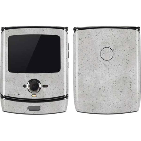 Light Grey Concrete Motorola RAZR Skin