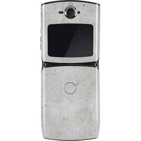 Light Grey Concrete Motorola RAZR Skin