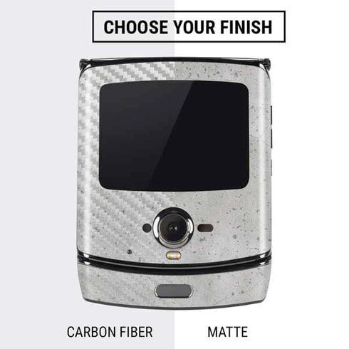 Light Grey Concrete Motorola RAZR Skin