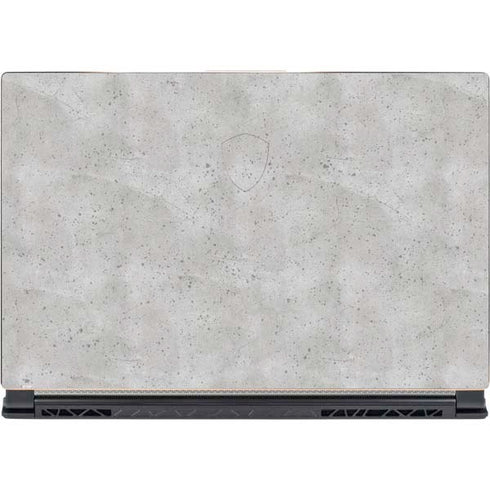Light Grey Concrete MSI GS65 Stealth Laptop Skin