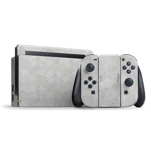 Light Grey Concrete Nintendo Switch Bundle Skin
