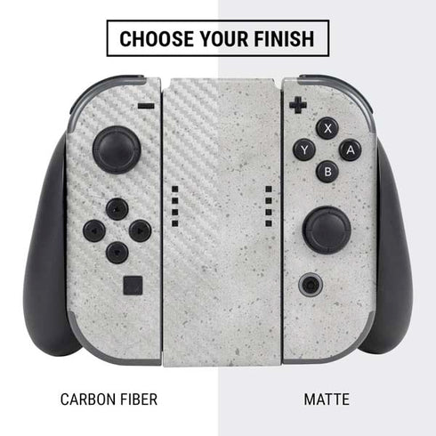 Light Grey Concrete Nintendo Switch Bundle Skin