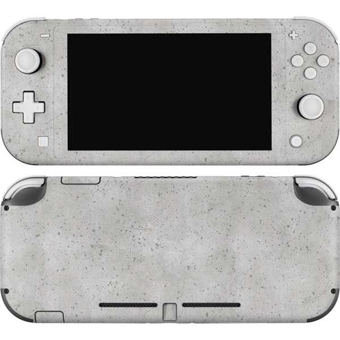 Light Grey Concrete Nintendo Switch Lite Skin