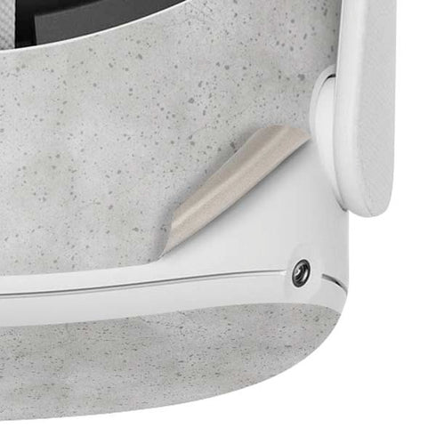 Light Grey Concrete Oculus Quest 2 Skin