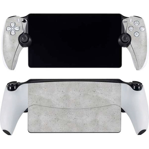 Light Grey Concrete PlayStation Portal Remote Player Skin