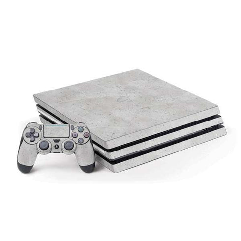 Light Grey Concrete PS4 Pro Bundle Skin