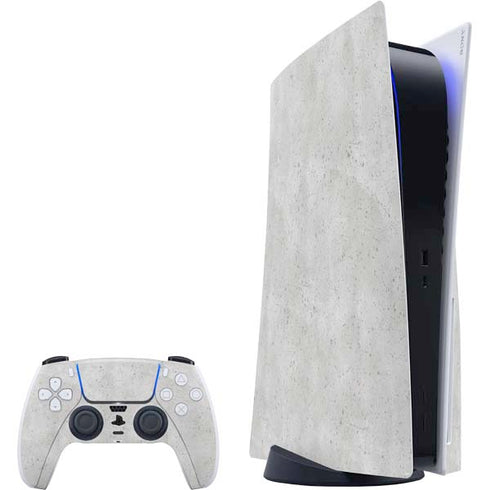 Light Grey Concrete PS5 Bundle Skin
