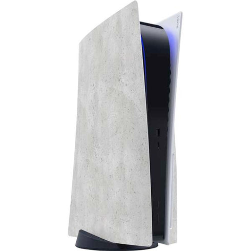 Light Grey Concrete PS5 Console Skin