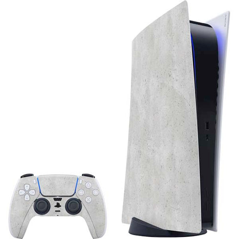 Light Grey Concrete PS5 Digital Edition Bundle Skin