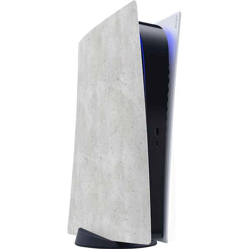 Light Grey Concrete PS5 Digital Edition Console Skin