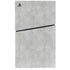Light Grey Concrete PS5 Slim Disk Bundle Skin
