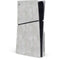 Light Grey Concrete PS5 Slim Disk Console Skin