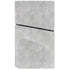 Light Grey Concrete PS5 Slim Disk Console Skin