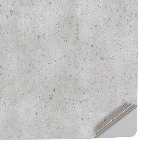 Light Grey Concrete PS5 Slim Disk Console Skin