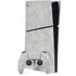 Light Grey Concrete PS5 Slim Digital Edition Console Skin