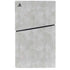 Light Grey Concrete PS5 Slim Digital Edition Console Skin