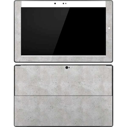 Light Grey Concrete Surface Pro Tablet Skin