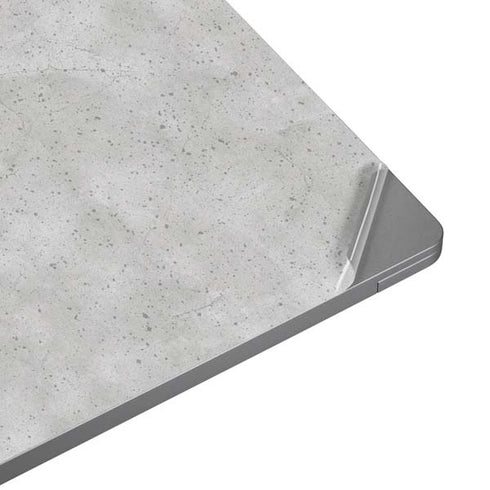 Light Grey Concrete Universal Laptop 16.6in (13.4 x 9.7in) Skin