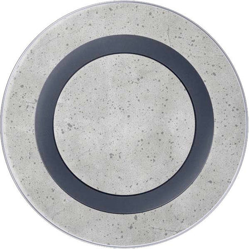 Light Grey Concrete Wireless Charger Skin