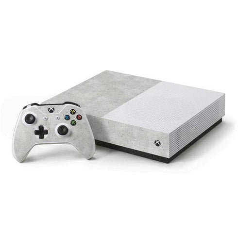 Light Grey Concrete Xbox One S All-Digital Edition Bundle Skin