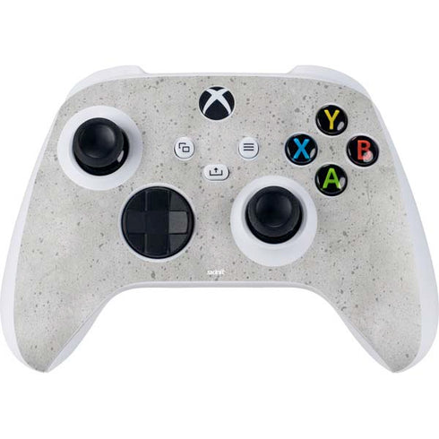 Light Grey Concrete Xbox Series S Controller Skin