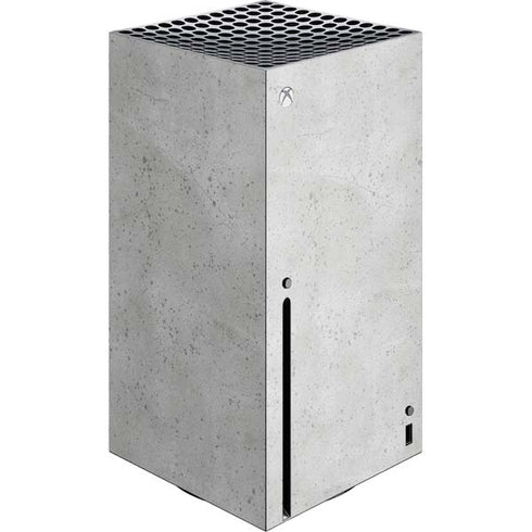 Light Grey Concrete Xbox Series X Console Skin