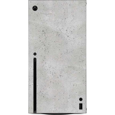 Light Grey Concrete Xbox Series X Console Skin