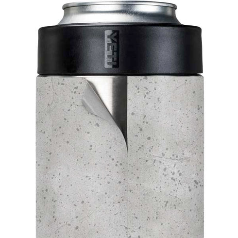 Light Grey Concrete Yeti Colster Can Insulator Skin