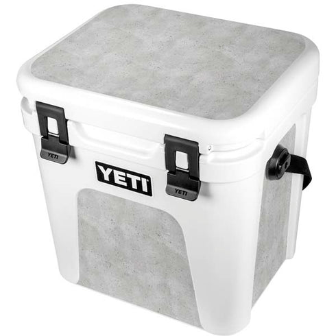 Light Grey Concrete YETI Roadie 24 Hard Cooler Skin