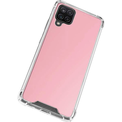 Light Pink Galaxy A12 Clear Case