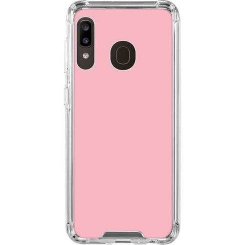 Light Pink Galaxy A30 Clear Case