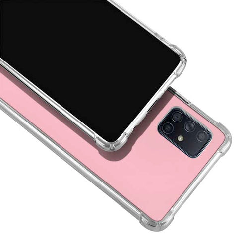 Light Pink Galaxy A71 5G Clear Case