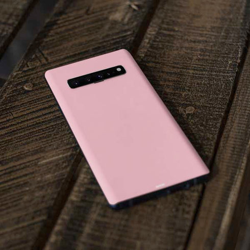 Light Pink Galaxy S10 Skin