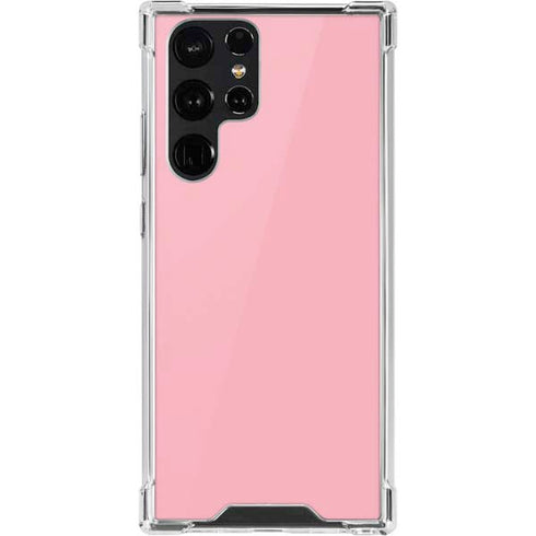 Light Pink Galaxy S22 Ultra Clear Case