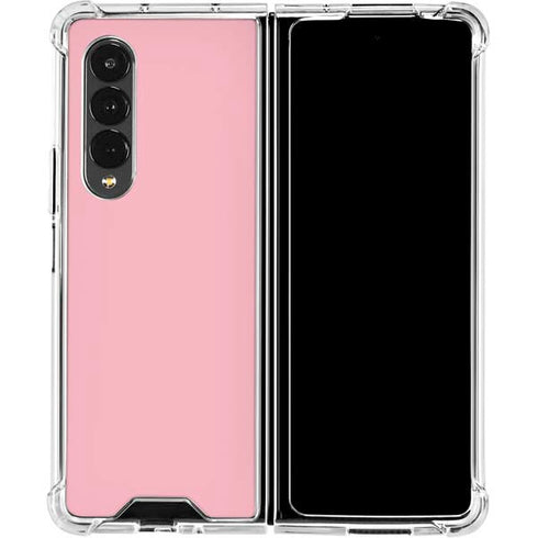 Light Pink Galaxy Z Fold4 5G Clear Case