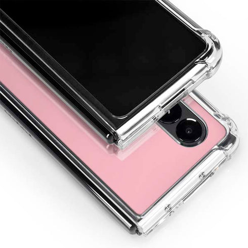 Light Pink Galaxy Z Fold4 5G Clear Case