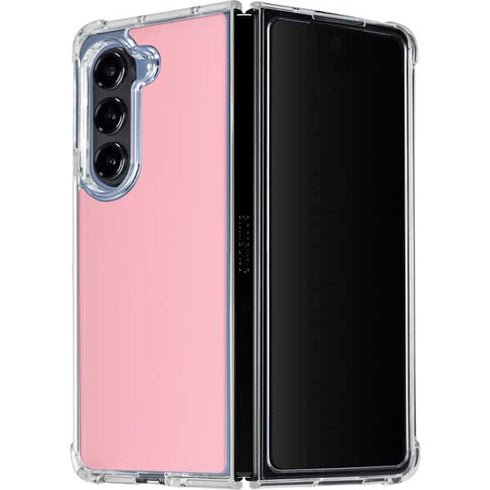 Light Pink Galaxy Z Fold5 5G Clear Case