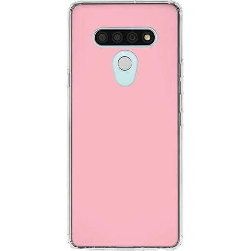 Light Pink LG Stylo 6 Clear Case