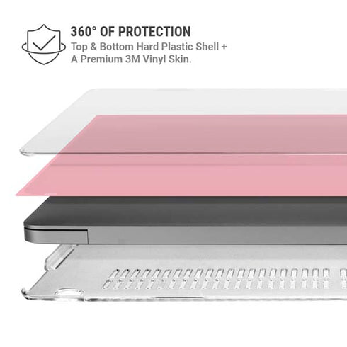 Light Pink MacBook Pro 16in (2021-25) Case plus Skin