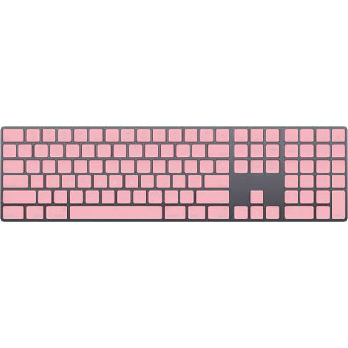Light Pink Magic Keyboard with Numeric Keypad Skin